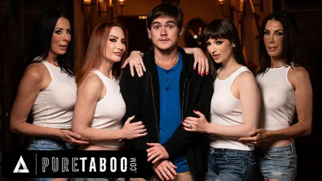 Sophia Locke ve Lexi Luna'nın çılgın grup seks partisi