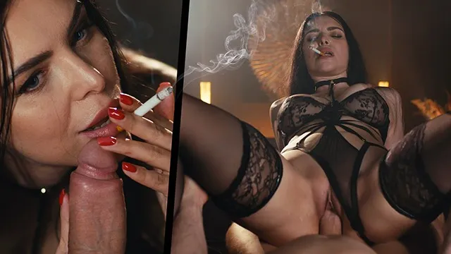 Kira Queen ve Kristof Cale'ın Lezbiyen ve Brunette Seks Anları
