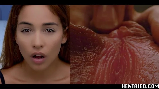 Büyük göğüsleri olan Ginebra Bellucci'nin çift penetrasyon Porno Sahnesi