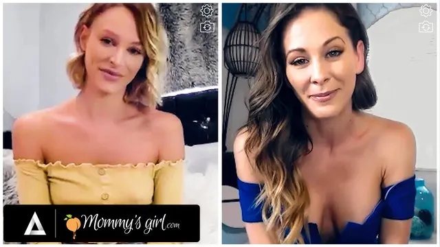 Tutkulu Cherie Deville ve Emma Hix'in mommysgirl ve lezbiyen seks ile sikiş sahnesi