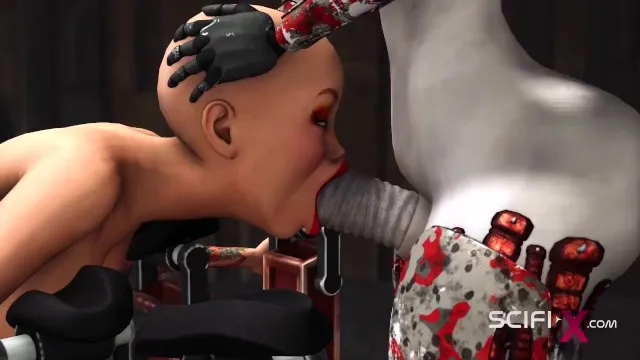 Büyük Göğüslu Kadının 3D Anal Seks