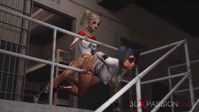 Harley Quinn'in Lezbiyen Seks