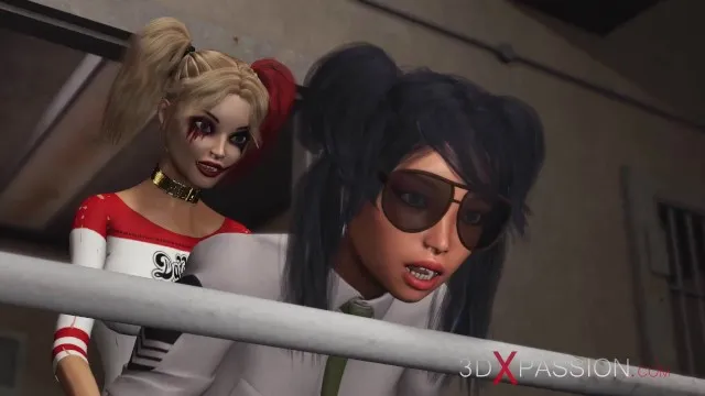 Harley Quinn'in Şiddetli Anal Porno